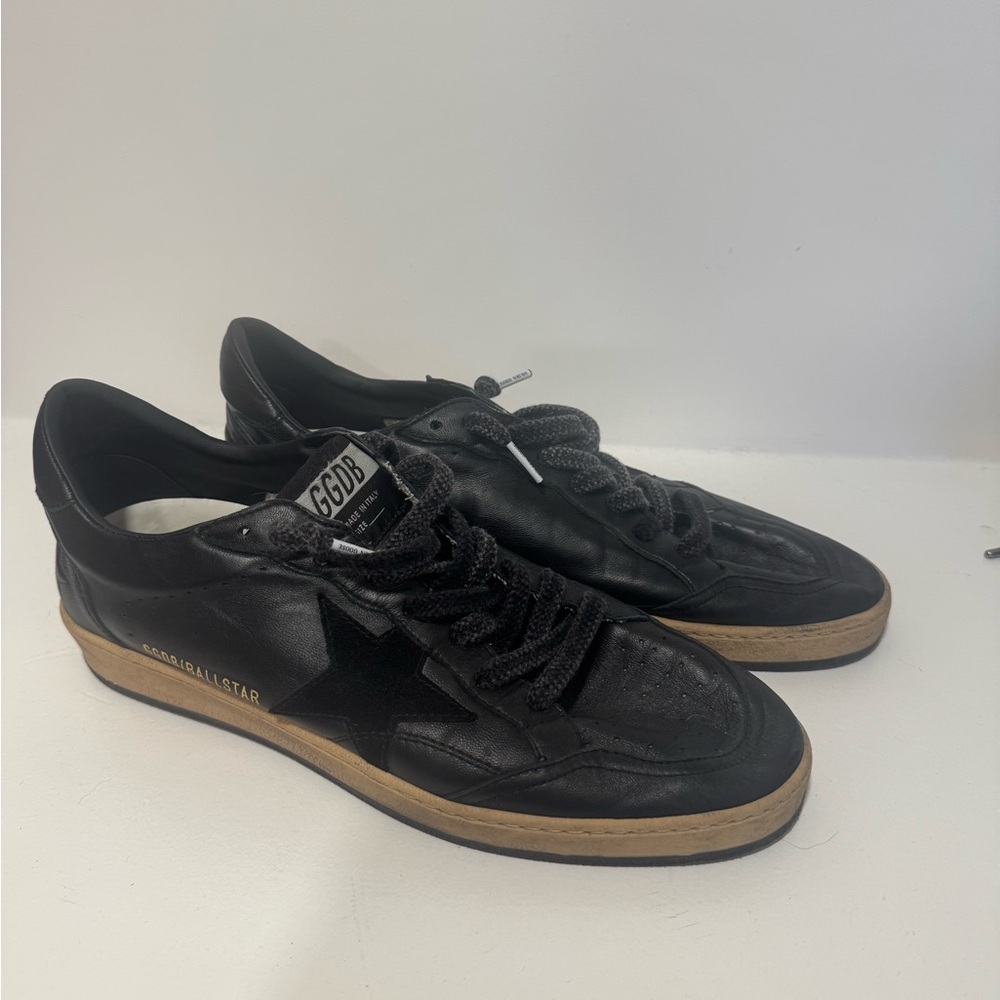 Black Golden Goose Men's Ballstar Sneakers